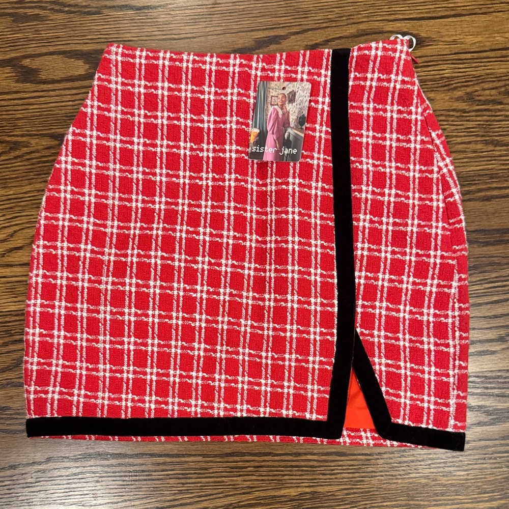 NWT Tweed Mini Skirt